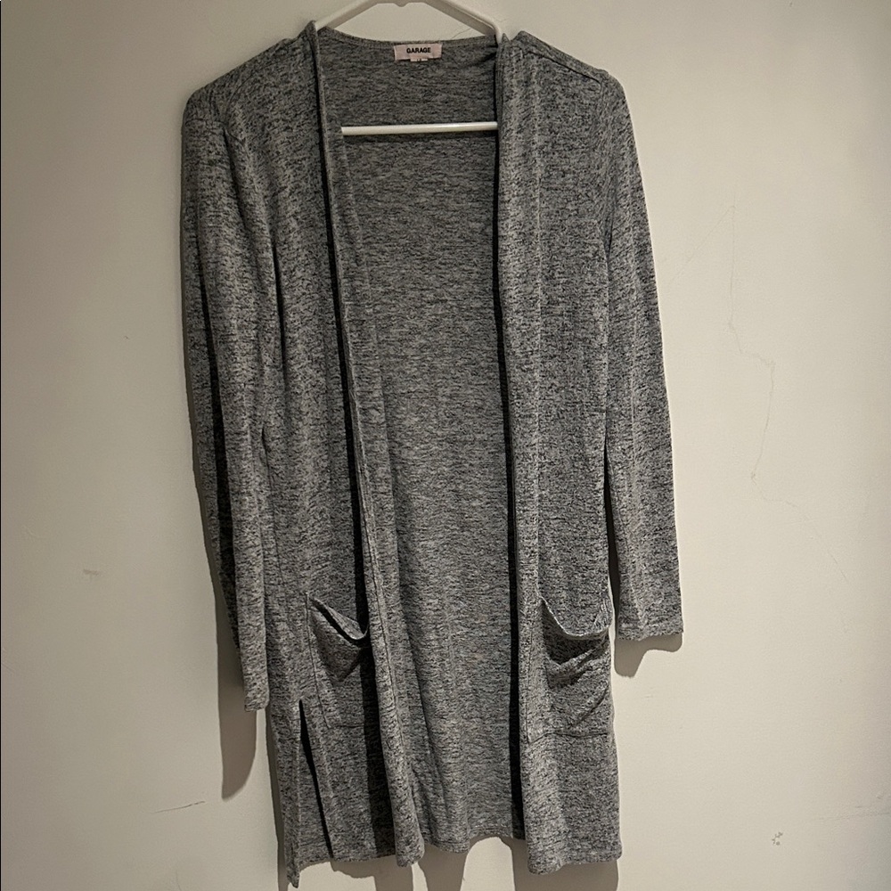 ⭐️ Open-Front Gray Women's Cardigan